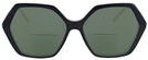 Oversized Black Iris Bifocal Reading Sunglasses View #2