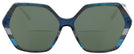 Oversized Tri Blue Iris Bifocal Reading Sunglasses View #2