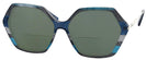 Oversized Tri Blue Iris Bifocal Reading Sunglasses View #1