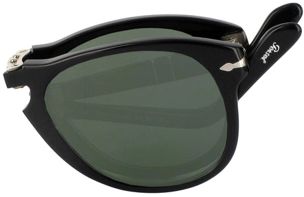 Aviator Black Persol 0714 Folding Progressive No Line Reading Sunglasses View #1