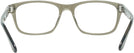 Rectangle Taupe Grey Transparent Persol 3012VL Single Vision Full Frame w/ FREE NON-GLARE View #4