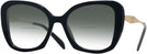 Oversized Black Prada 03YS w/ Gradient Bifocal Reading Sunglasses View #1