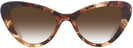 Cat Eye Havana Prada 13YS w/ Gradient Progressive No Line Reading Sunglasses View #2