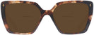 Oversized,Square Powder Prada 16ZV Bifocal Reading Sunglasses View #2