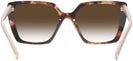 Oversized,Square Powder Prada 16ZV w/ Gradient Bifocal Reading Sunglasses View #4