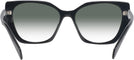 Cat Eye Black Prada 18WV w/ Gradient Progressive No Line Reading Sunglasses View #4