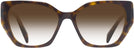 Cat Eye Tortoise Prada 18WV w/ Gradient Progressive No Line Reading Sunglasses View #2