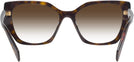 Cat Eye Tortoise Prada 18WV w/ Gradient Progressive No Line Reading Sunglasses View #4