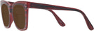Wayfarer Red Striated Carpe Diem Bifocal Reading Sunglasses View #3