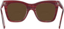 Wayfarer Red Striated Carpe Diem Bifocal Reading Sunglasses View #4