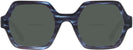 Square Dark Blue Dead Ringer Bifocal Reading Sunglasses View #2