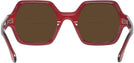 Square Red Dead Ringer Bifocal Reading Sunglasses View #4