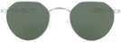 Round Matte Chrome Hamilton Progressive No Line Reading Sunglasses View #2