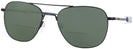 Aviator Matte Black Aviator XL Bifocal Reading Sunglasses View #1