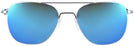 Aviator Matte Chrome Aviator XL Progressive No Line Reading Sunglasses - Polarized with Mirror View #2