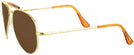 Aviator 23k Gold Sportsman 23K Gold Bifocal Reading Sunglasses View #3