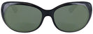 Oval Black Ray-Ban 4325 Progressive No Line Reading Sunglasses View #2