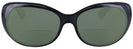 Oval Black Ray-Ban 4325 Bifocal Reading Sunglasses View #2