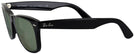 Wayfarer Shiny Black Ray-Ban 4340V Bifocal Reading Sunglasses View #3