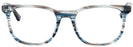 Square Stripped Blue/Grey Ray-Ban 5369 Computer Style Progressive View #2