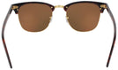 ClubMaster Mock Tort / Arista Ray-Ban 3016L Progressive No Line Reading Sunglasses - Polarized with Mirror View #4