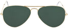 Aviator Arista Crystal Ray-Ban 3025L Progressive No Line Reading Sunglasses with Polarized G15 View #2