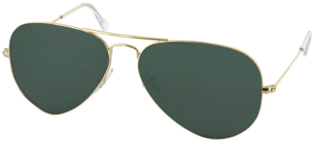 Aviator Arista Crystal Ray-Ban 3025L Progressive No Line Reading Sunglasses with Polarized G15 View #1