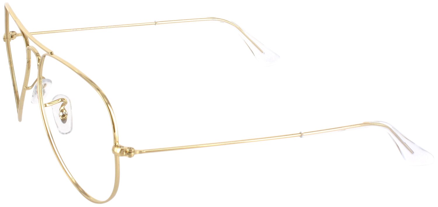 Ray Ban Aviator Classic Sunglasses RB3025 001 33 Polished Gold Frame Brown Classic B 15 Lenses 55mm