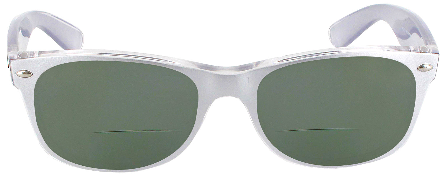 2132l Ray Ban 2132 Bifocal Reading Sunglasses Brushed Gunmetal Ray