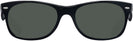 Wayfarer Black Ray-Ban 2132L Classic Progressive No Line Reading Sunglasses View #2