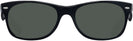 Wayfarer Black Ray-Ban 2132 Classic Progressive No Line Reading Sunglasses View #2