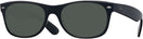 Wayfarer Black Ray-Ban 2132 Classic Progressive No Line Reading Sunglasses View #1