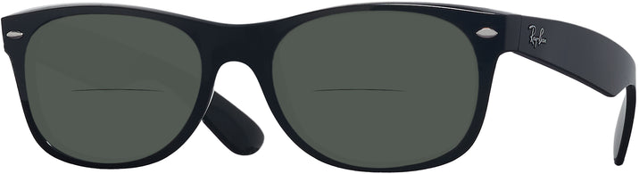 Wayfarer Black Ray-Ban 2132 Classic Bifocal Reading Sunglasses View #1