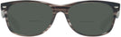 Wayfarer Striped Grey Havana Ray-Ban 2132L Bifocal Reading Sunglasses View #2