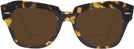 Cat Eye Yellow Havana Ray-Ban 2186 Bifocal Reading Sunglasses View #2