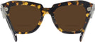 Cat Eye Yellow Havana Ray-Ban 2186 Bifocal Reading Sunglasses View #4