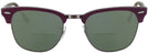 ClubMaster Bordeaux/dark bronze Ray-Ban 3016L Bifocal Reading Sunglasses View #2