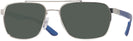 Aviator,Rectangle Silver Ray-Ban 3701 Progressive No Line Reading Sunglasses View #1