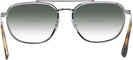 Aviator Gunmetal Ray-Ban 3708 w/ Gradient Bifocal Reading Sunglasses View #4