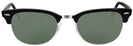 ClubMaster Shiny Black Ray-Ban 5154L Clubmaster Optics Progressive No Line Reading Sunglasses View #2