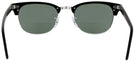 ClubMaster Shiny Black Ray-Ban 5154L Clubmaster Optics Bifocal Reading Sunglasses View #4