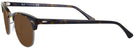ClubMaster Dark Havana Ray-Ban 5154L Clubmaster Optics Bifocal Reading Sunglasses View #3