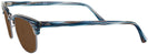ClubMaster Stripped Blue/Grey Ray-Ban 5154L Clubmaster Optics Progressive No Line Reading Sunglasses View #3