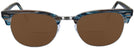 ClubMaster Stripped Blue/Grey Ray-Ban 5154L Clubmaster Optics Bifocal Reading Sunglasses View #2