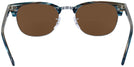 ClubMaster Stripped Blue/Grey Ray-Ban 5154L Clubmaster Optics Bifocal Reading Sunglasses View #4