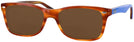 Wayfarer Light Brown Havana Ray-Ban 5228 Progressive No Line Reading Sunglasses View #1