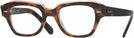 Cat Eye,Unique HAVANA ON TRANSPARENT Ray-Ban 5486 Single Vision Full Frame View #1