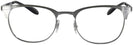 Square Brushed Gunmetal Ray-Ban 6346 Computer Style Progressive View #2