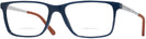 Rectangle Shiny Blue Ralph Lauren 6133 Bifocal View #1