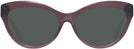 Cat Eye Transparent Violet Ralph Lauren 8213 Progressive No Line Reading Sunglasses View #2